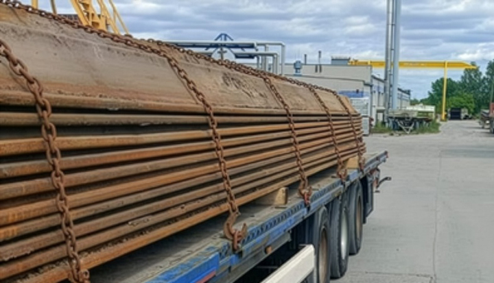 Procedura załadunku, transportowania i rozładunku grodzic 